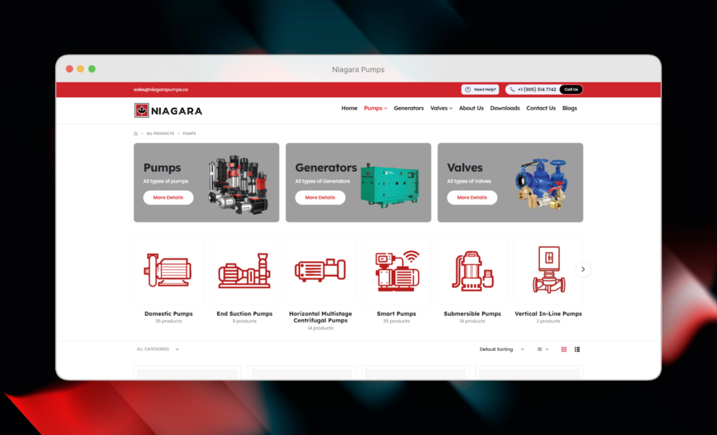 shop page